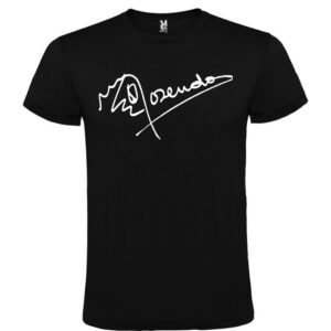 Camiseta negra Rosendo firma