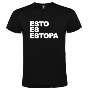 Camiseta negra Esto Es Estopa