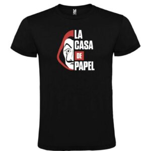 Camiseta negra La casa de papel