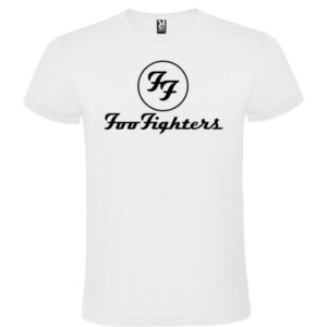 Camiseta blanca Foo Fighters