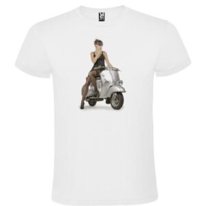 Camiseta blanca Vespa