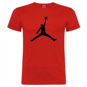 Camiseta roja con logotipo de Air Jordan