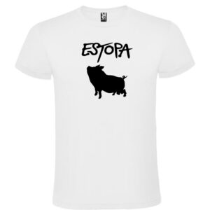 Camiseta blanca Estopa