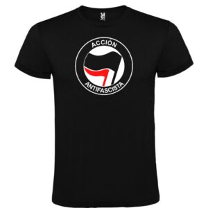 Camiseta negra Acción Antifascista
