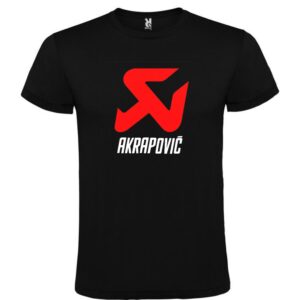 Camiseta negra Akrapovic