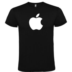 Camiseta negra Apple