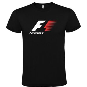 Camiseta negra Fórmula 1