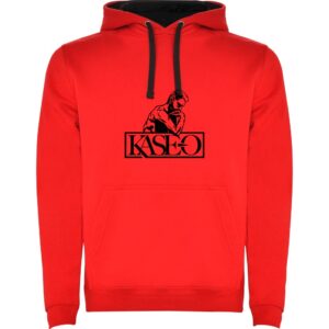 Sudadera con capucha roja Kase.O