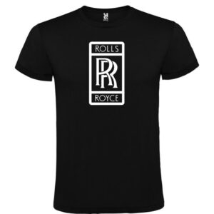 Camiseta negra Rolls-Royce