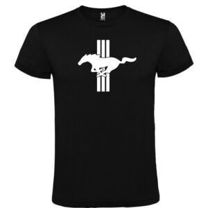 Camiseta negrda Ford Mustang