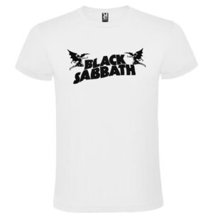 Camiseta blanca Black Sabbath