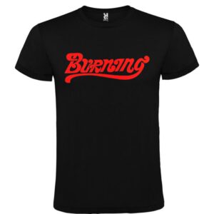 Camiseta negra Burning