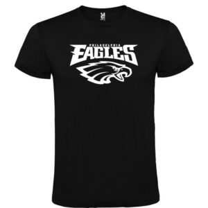 Camiseta negra Philadelphia Eagles