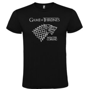 Camiseta negra Juego de tronos