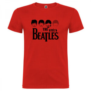 Camiseta roja The Beatles