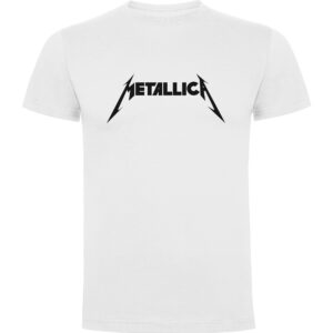 Camiseta Blanca Metallica