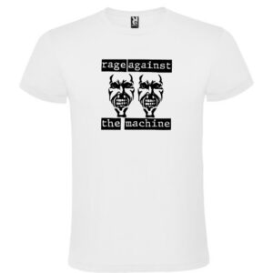 Camiseta Blanca Rage Against the Machine