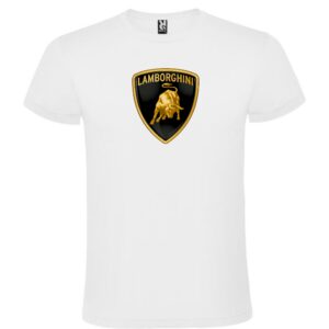 Camiseta Blanca Lamborghini