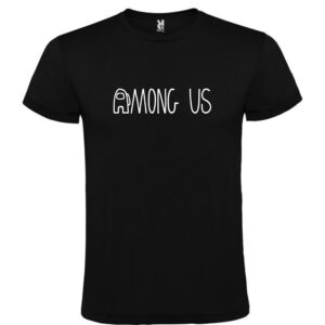 Camiseta negra Among Us