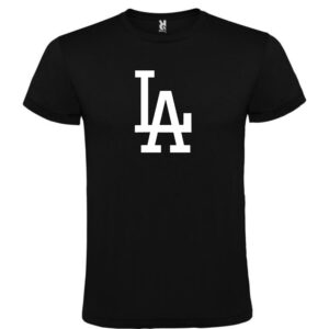 Camiseta negra Los Ángeles