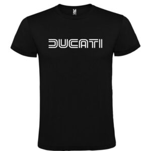 Camiseta negra Ducati Logo