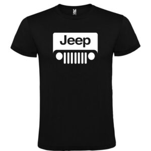 Camiseta negra Jeep Logo
