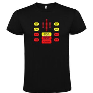 Camiseta negra Kit Coche Fantastico