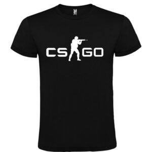 Camiseta negra Counter Strike