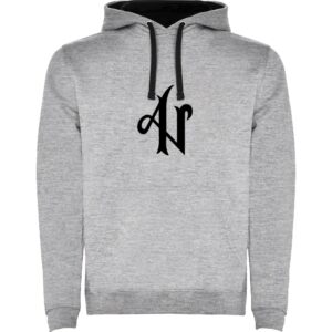 Sudadera con capucha Adexe y Nau - GRIS/NEGRO